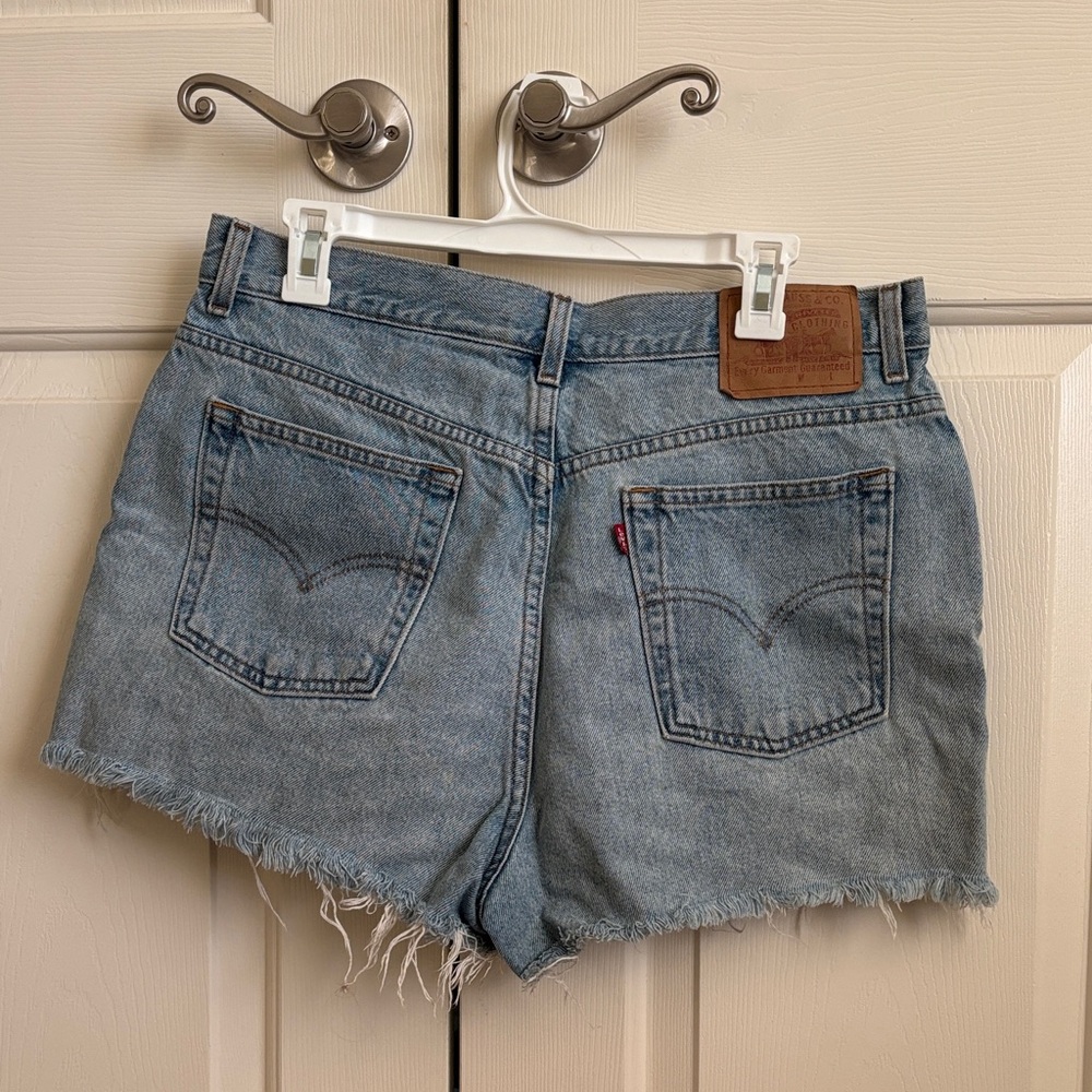 Levi's Women's Light Blue Jean Shorts